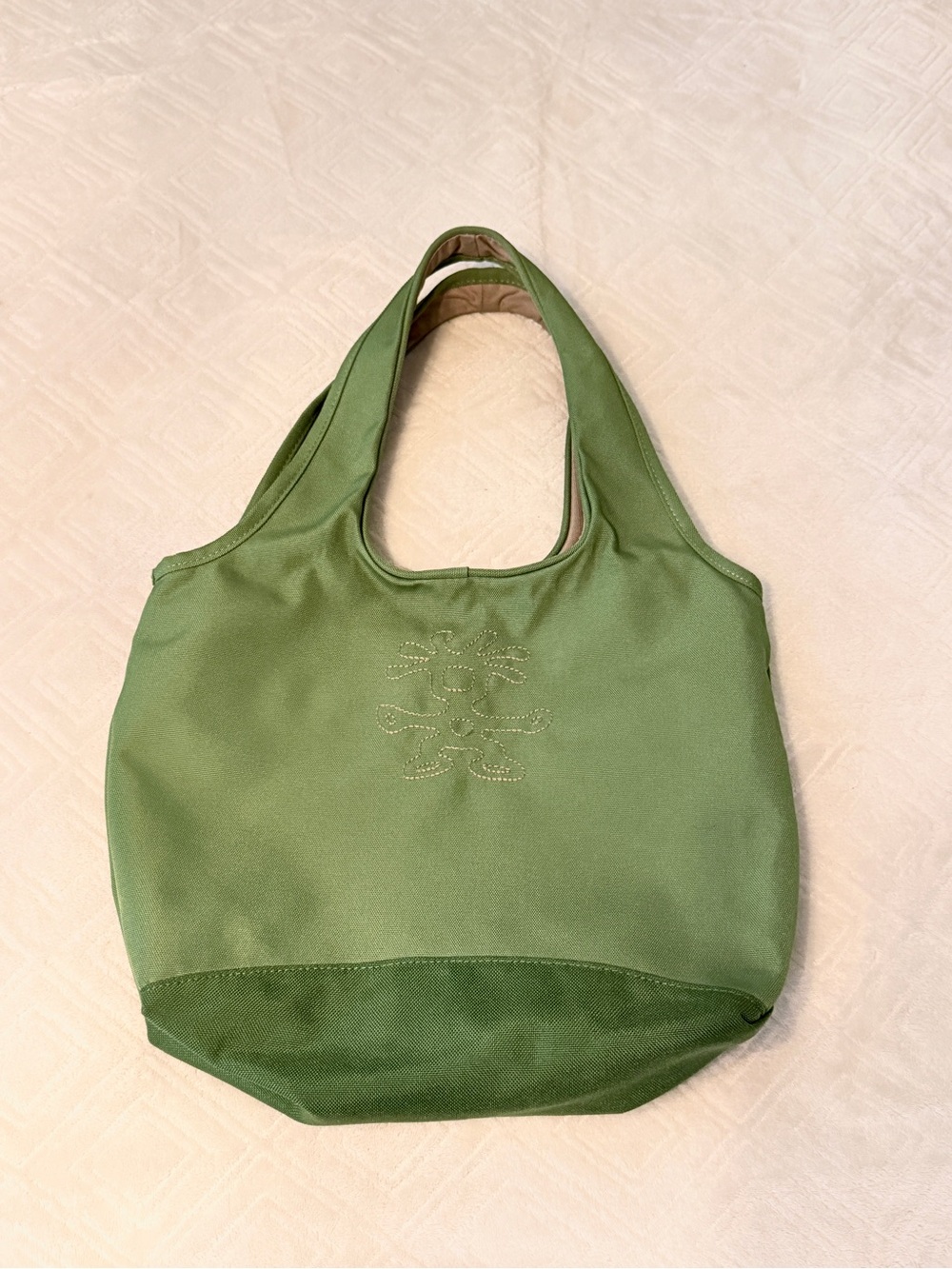 Crumpler The Headaitch Fern Green & Tan Canvas Shoulder Tote Bag Purse
